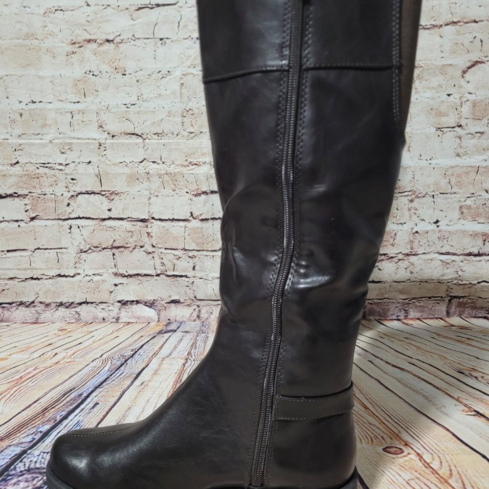 Life Stride Marvelous Brown Riding Boots 6 - Picture 3 of 6